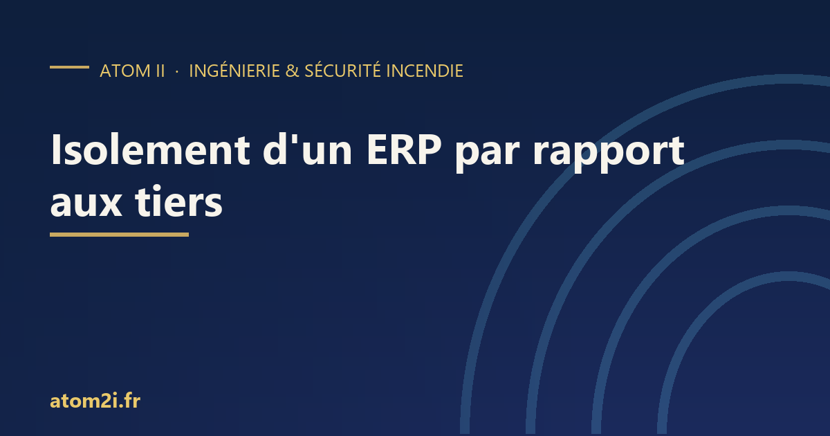 Isolement d&rsquo;un ERP par rapport aux tiers : les règles CO 6 à CO 10